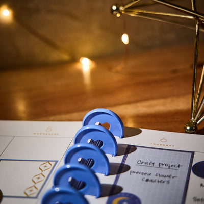 2033 Star Signs Customizable Planner - Big Vertical Layout - 12 Month