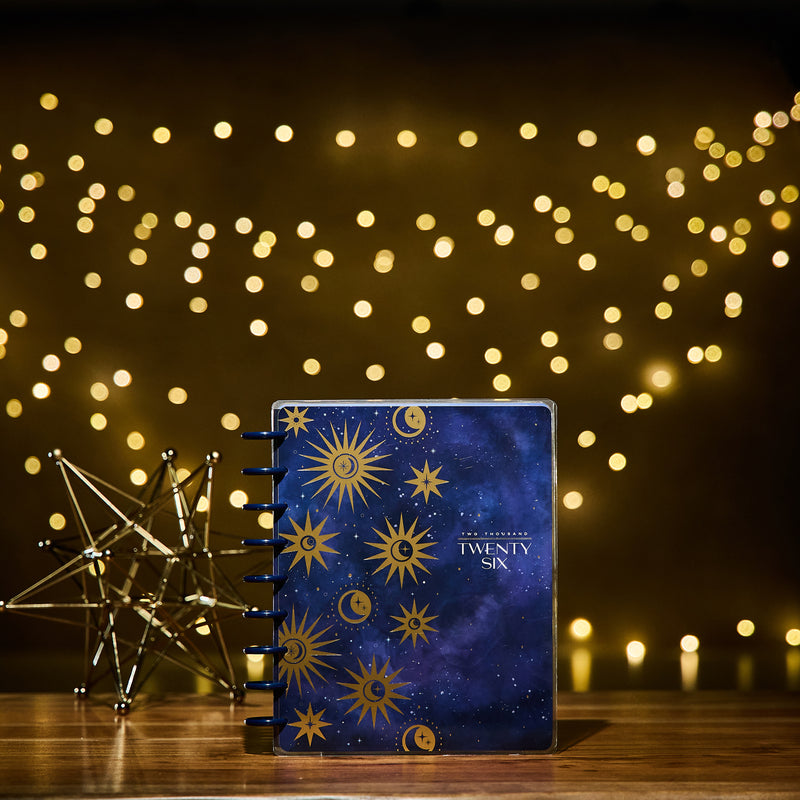 2028 Star Signs Customizable Planner - Classic Vertical Layout - 12 Month