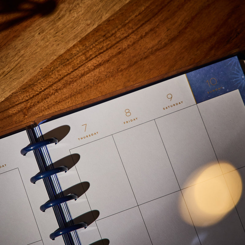 2036 Star Signs Customizable Planner - Classic Vertical Layout - 12 Month