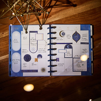 2029 Star Signs Customizable Planner - Classic Vertical Layout - 12 Month