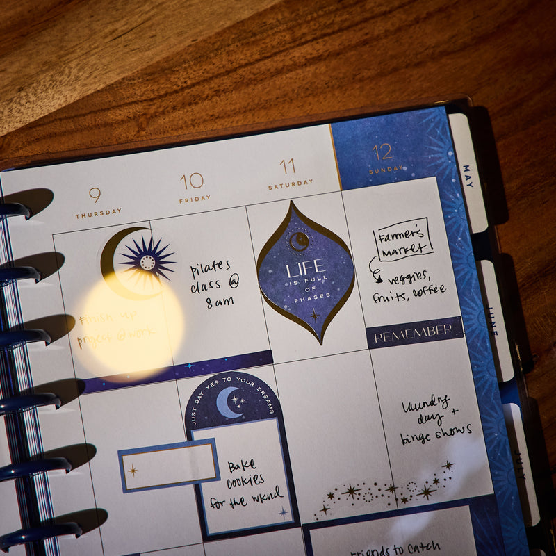 2031 Star Signs Customizable Planner - Classic Vertical Layout - 12 Month