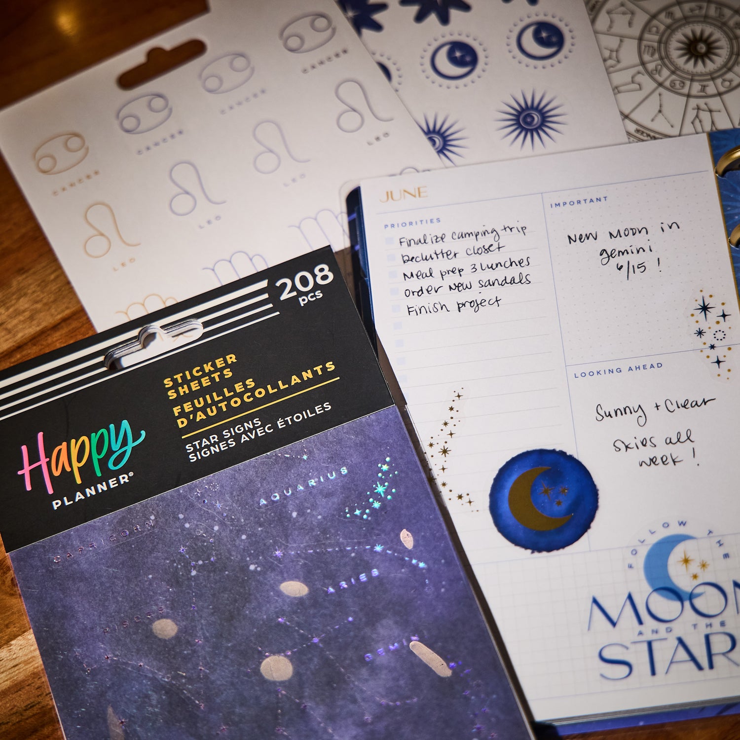 Star Signs - 10 Sticker Sheets – Happy Planner