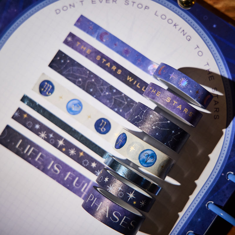 Star Signs - Washi Tape - 7 Pack