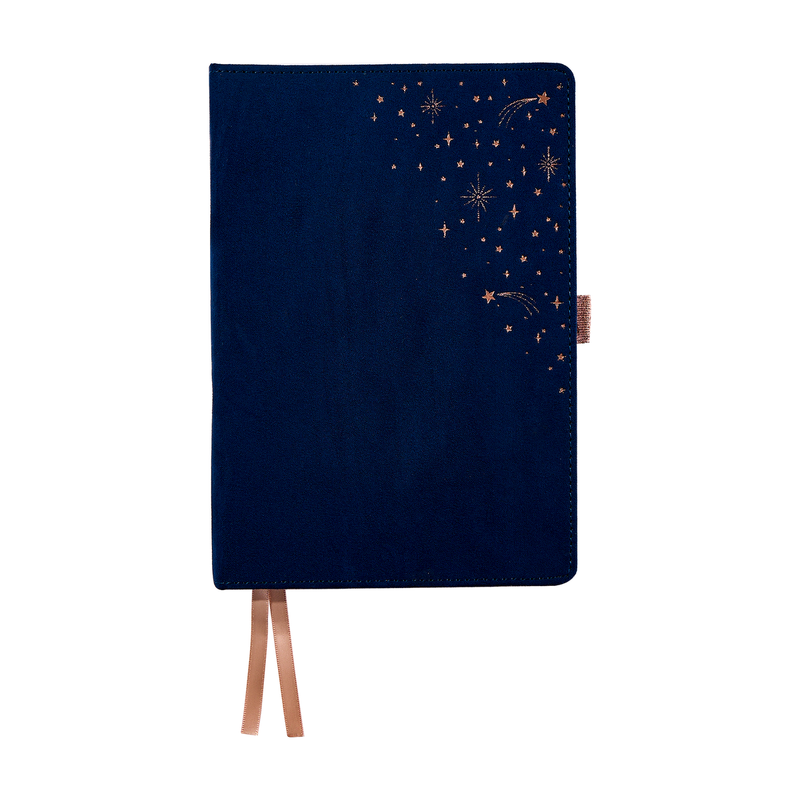 Velvet Stargazer - Dotted Lined Happy Journal® - 80 Sheets - 160GSM Paper