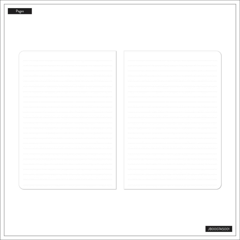 Velvet Stargazer - Dotted Lined Happy Journal® - 80 Sheets - 160GSM Paper