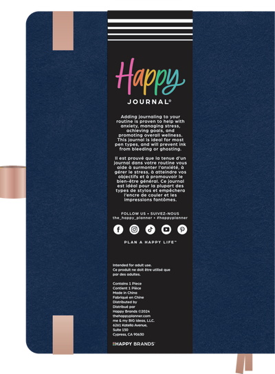 Velvet Stargazer - Dotted Lined Happy Journal® - 80 Sheets - 160GSM Paper