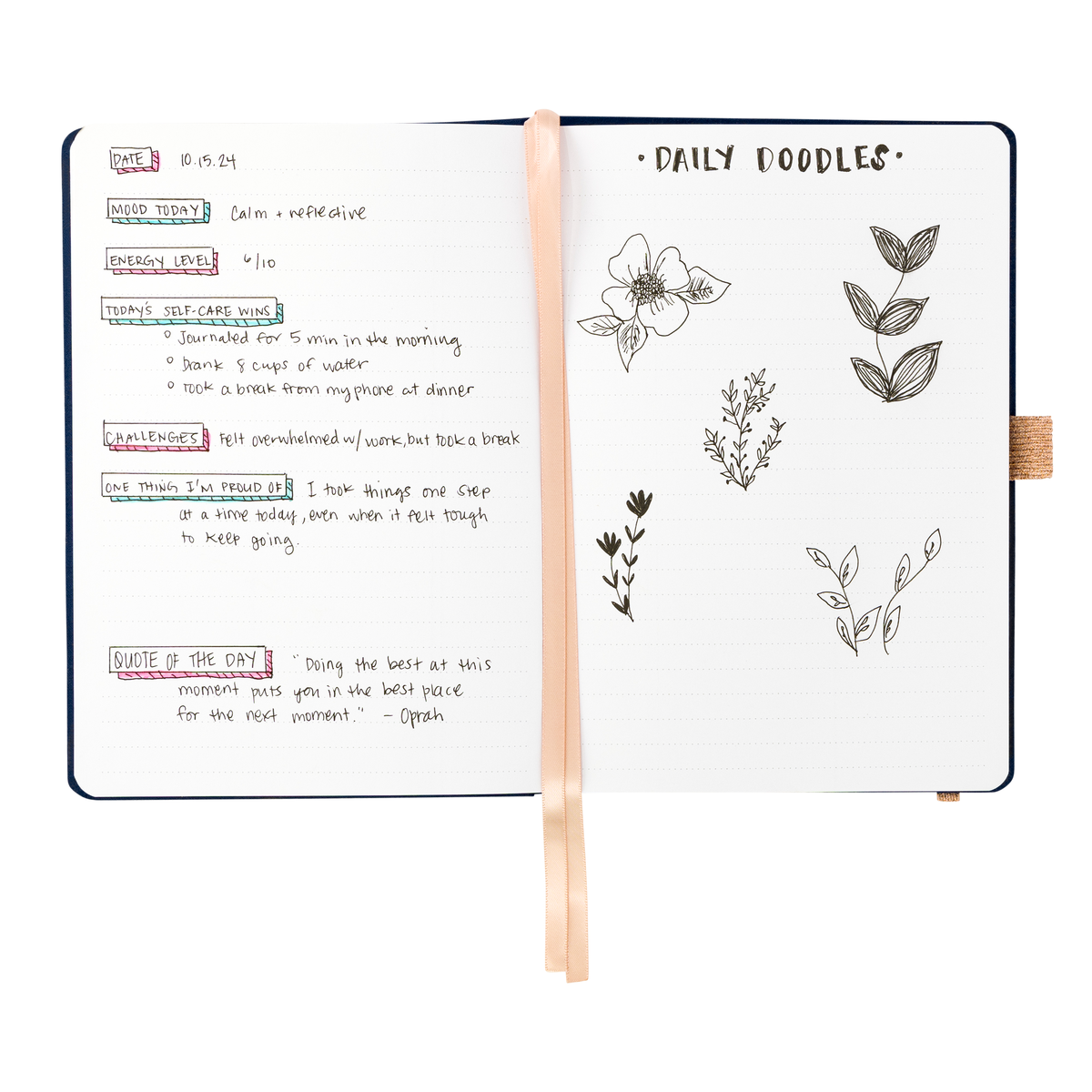 Happy Journal Writing Velvet Stargazer - Dotted Lined Happy Journal® - 80 Sheets - 160GSM Pa ...