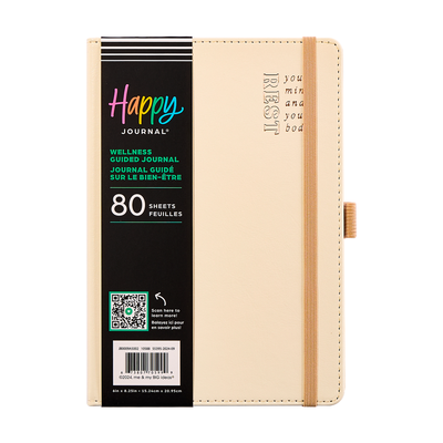 Ivory Wellness - Guided Wellness Happy Journal® - 80 Sheets - 160GSM Paper