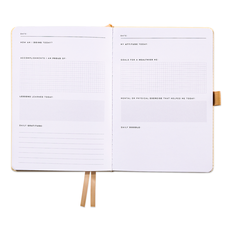 Ivory Wellness - Guided Wellness Happy Journal® - 80 Sheets - 160GSM Paper