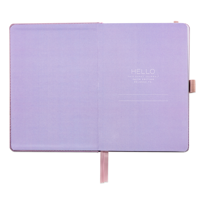 Lavender Faith - Guided Faith Happy Journal® - 80 Sheets - 160GSM Paper