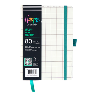 Mauve & Moss - Bullet Dot Grid Happy Journal - 80 Sheets - 160 GSM Paper