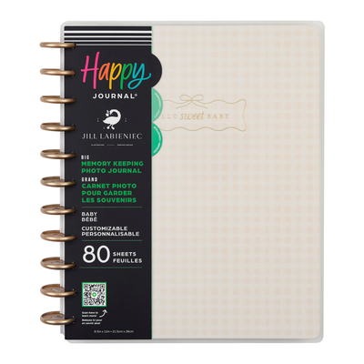 Pure Joy Baby - Big Happy Memory Keeping Photo Journal - 80 Sheets