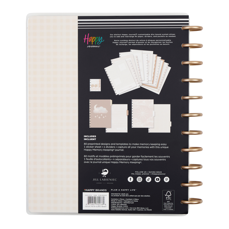 Pure Joy Baby - Big Happy Memory Keeping Photo Journal - 80 Sheets