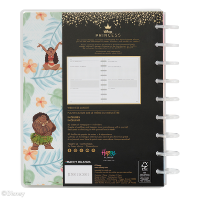 Disney Moana - Classic Guided Wellness Journal - 80 Sheets