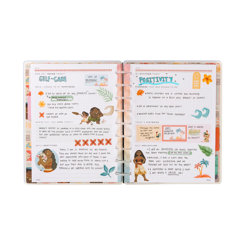 Disney Moana - Classic Guided Wellness Journal - 80 Sheets