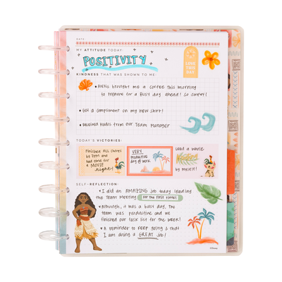 Disney Moana - Classic Guided Wellness Journal - 80 Sheets