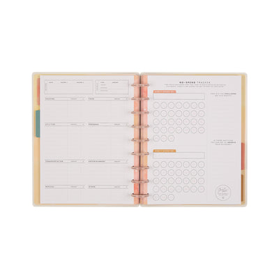 Textured Canvas Budget - Classic Guided Budget Journal - 40 Sheets