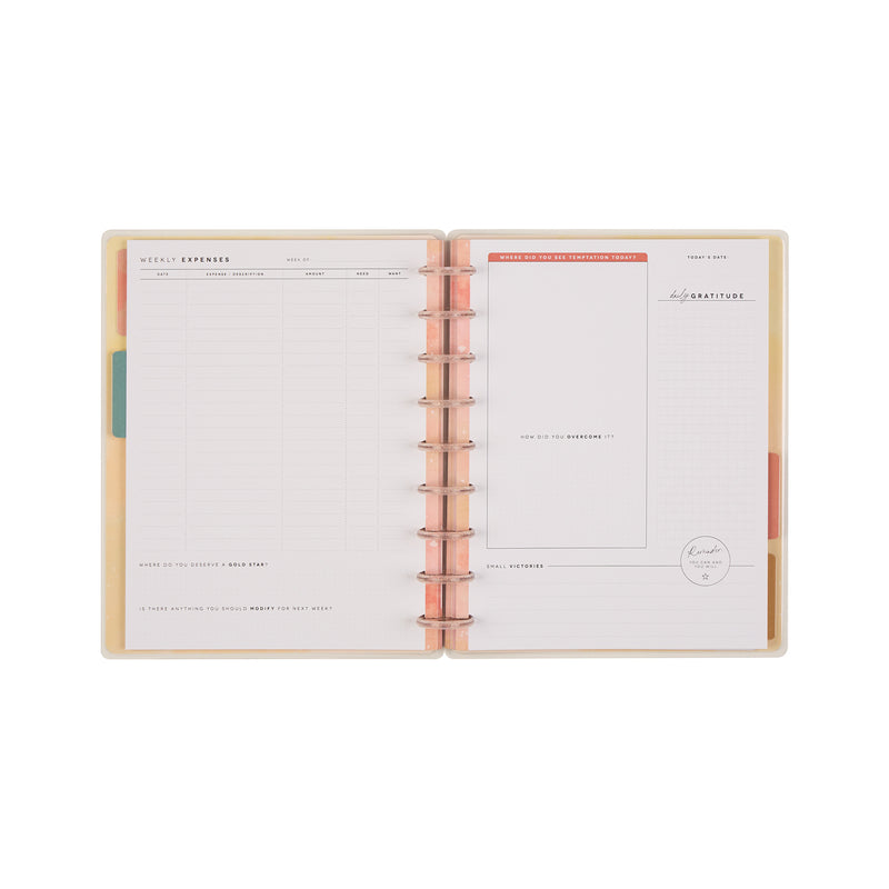 Textured Canvas Budget - Classic Guided Budget Journal - 40 Sheets