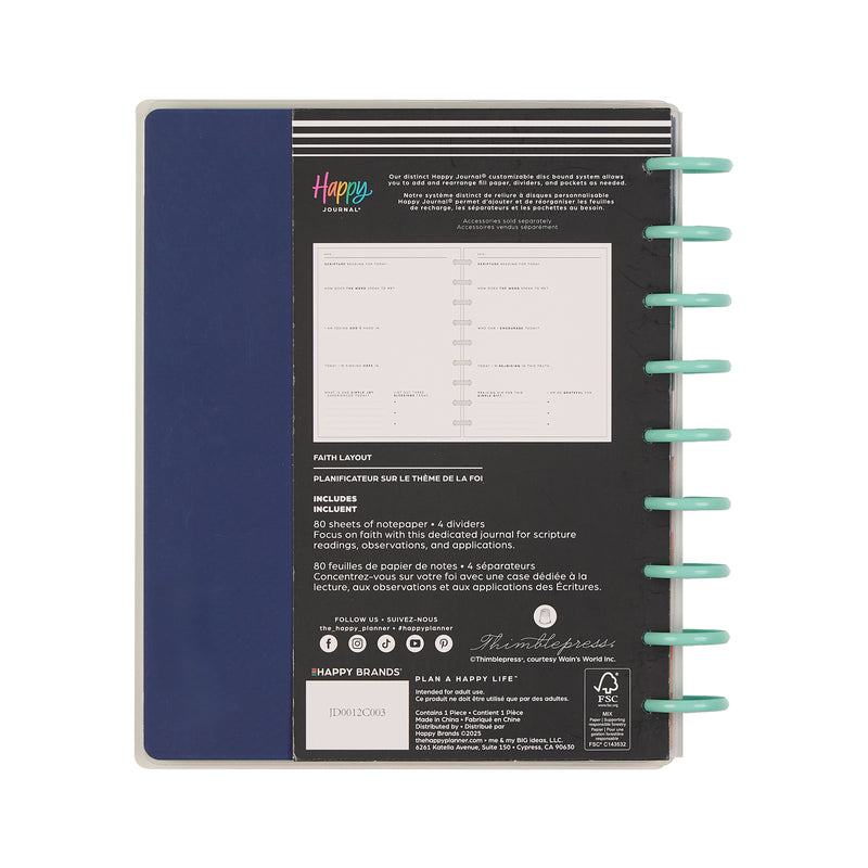 Watercolor Grace Faith - Classic Guided Faith Journal - 80 Sheets