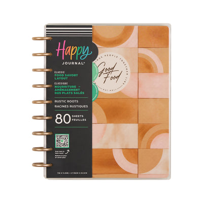 Rustic Roots Meal Planning - Classic Guided Meal Planning Journal - 80 Sheets
