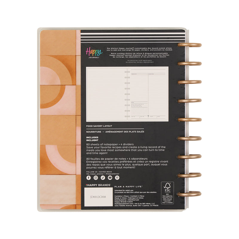 Rustic Roots Meal Planning - Classic Guided Meal Planning Journal - 80 Sheets