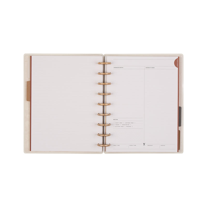 Rustic Roots Meal Planning - Classic Guided Meal Planning Journal - 80 Sheets