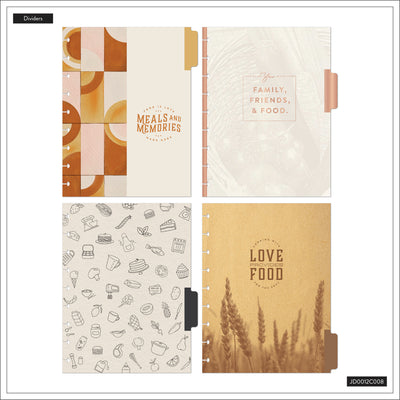 Rustic Roots Meal Planning - Classic Guided Meal Planning Journal - 80 Sheets