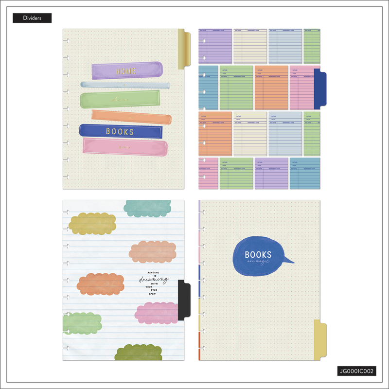 Book Club - Classic Guided Reading Journal - 80 Sheets – Happy Planner