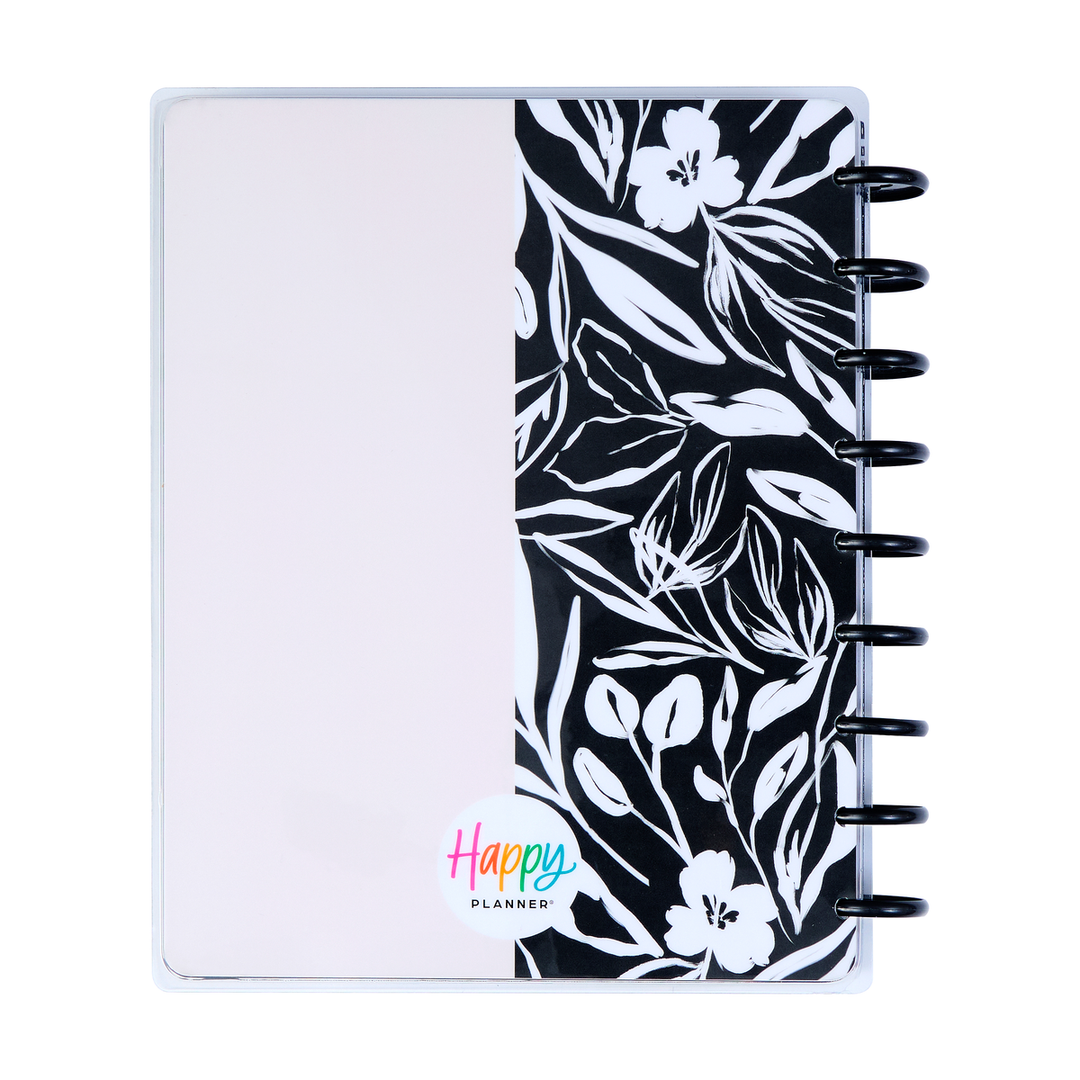 Sketchy Floral - Classic Guided Budget Journal - 80 Sheets – Happy