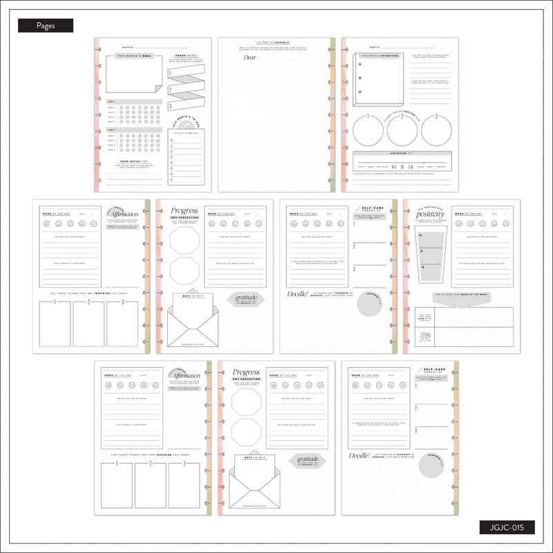 Rise & Align Reflect - Classic Guided Reflection Journal - 80 Sheets