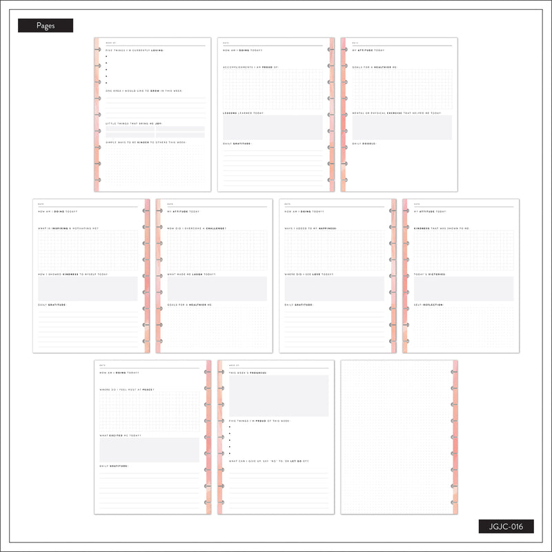 Rise & Align Wellness - Classic Guided Wellness Journal - 80 Sheets