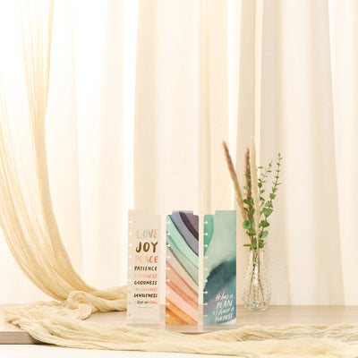 Watercolor Grace Faith - Classic Bookmarks - 3 Pack