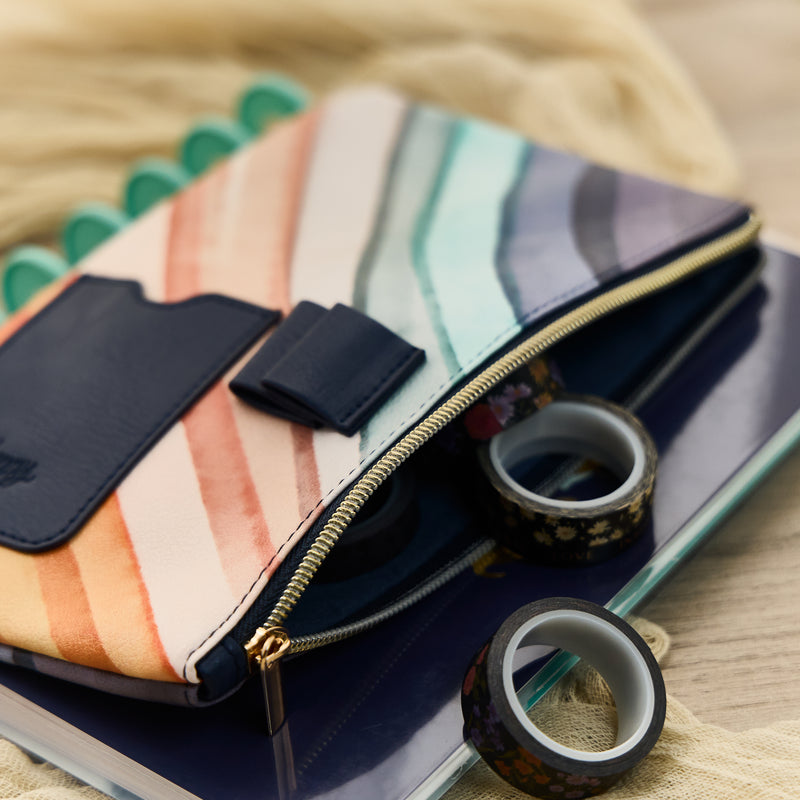 Watercolor Grace Faith - Pen & Pencil Case