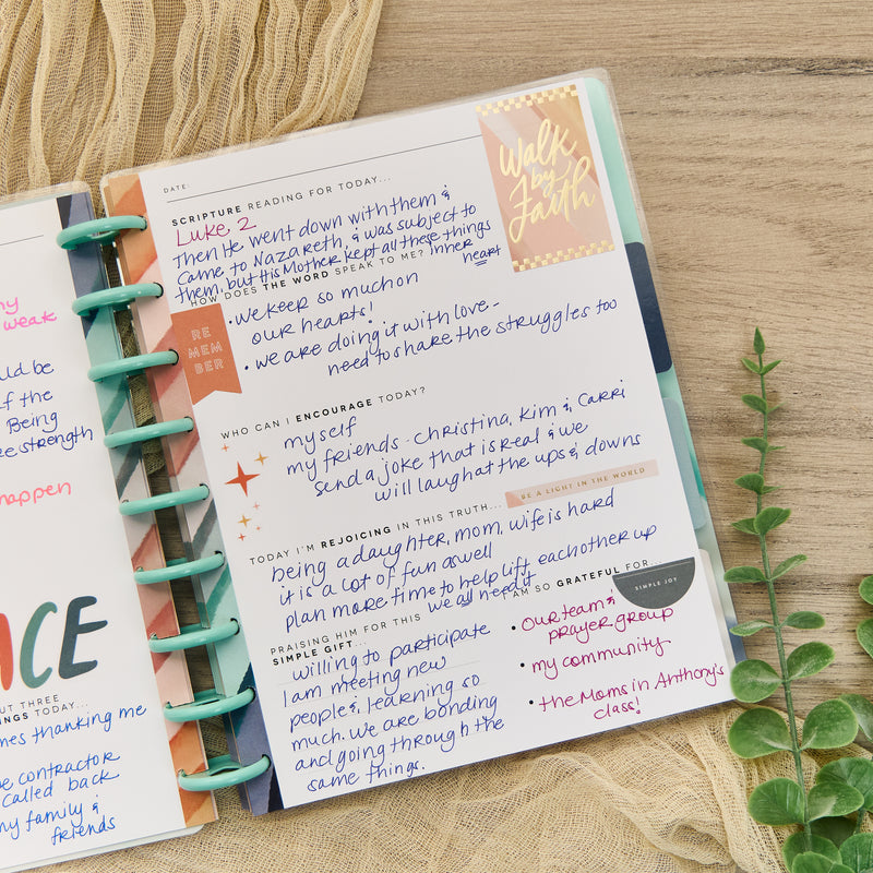 Watercolor Grace Faith - Classic Guided Faith Journal - 80 Sheets