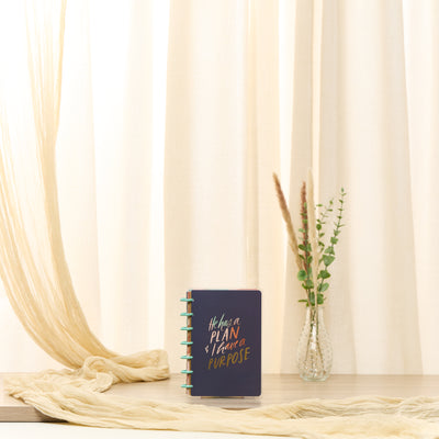 Watercolor Grace Faith - Dotted Lined Mini Notebook - 60 Sheets