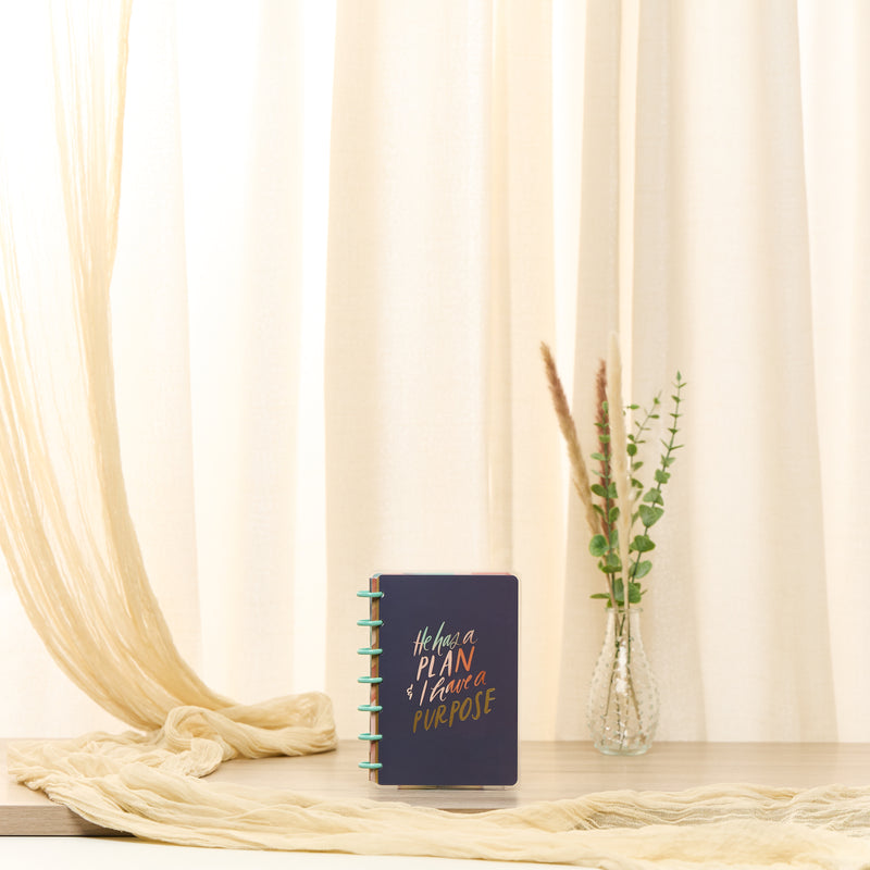 Watercolor Grace Faith - Dotted Lined Mini Notebook - 60 Sheets