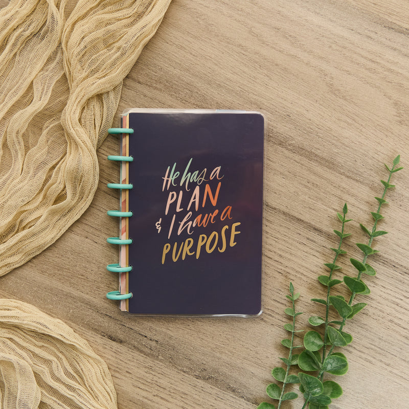 Watercolor Grace Faith - Dotted Lined Mini Notebook - 60 Sheets