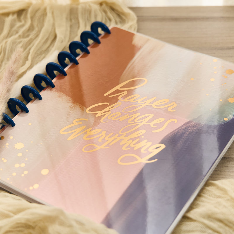 2034 Watercolor Grace Customizable Faith Planner - Big Faith Layout - 12 Month