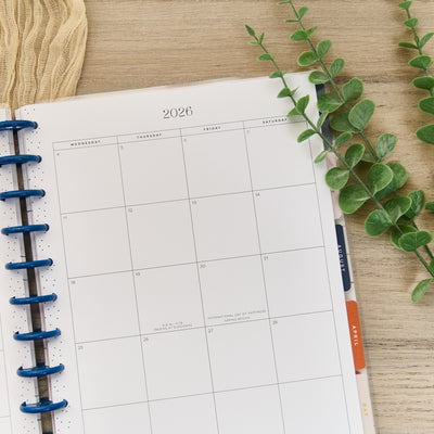 2035 Watercolor Grace Customizable Faith Planner - Big Faith Layout - 12 Month