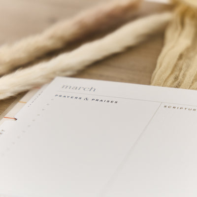 2039 Watercolor Grace Customizable Faith Planner - Big Faith Layout - 12 Month