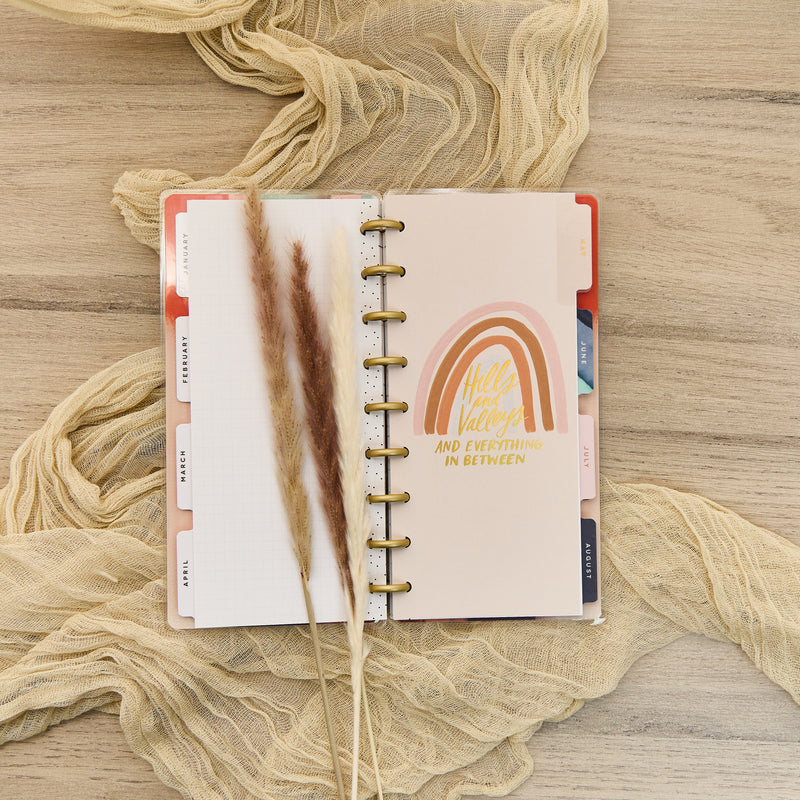 2033 Watercolor Grace Customizable Faith Planner - Skinny Classic Horizontal Layout - 12 Month