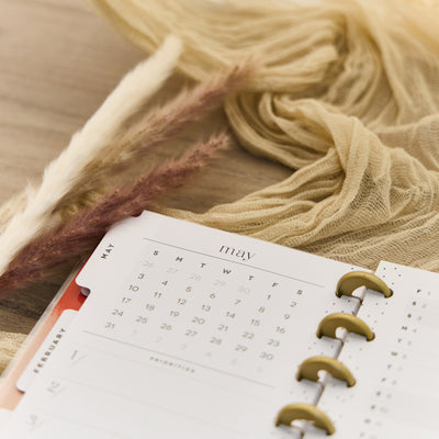 2035 Watercolor Grace Customizable Faith Planner - Skinny Classic Horizontal Layout - 12 Month