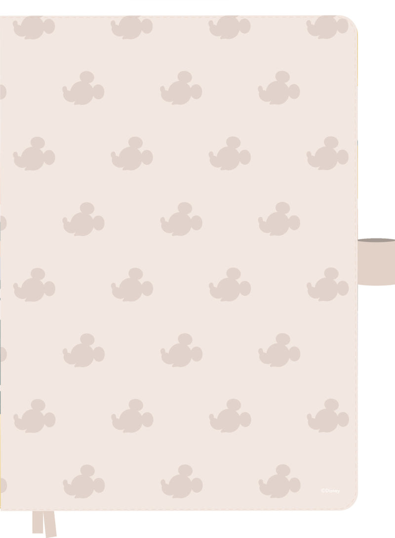 Premium Disney Mickey Mouse - Ivory - Dot Grid Book Bound Journal - 80 Sheets