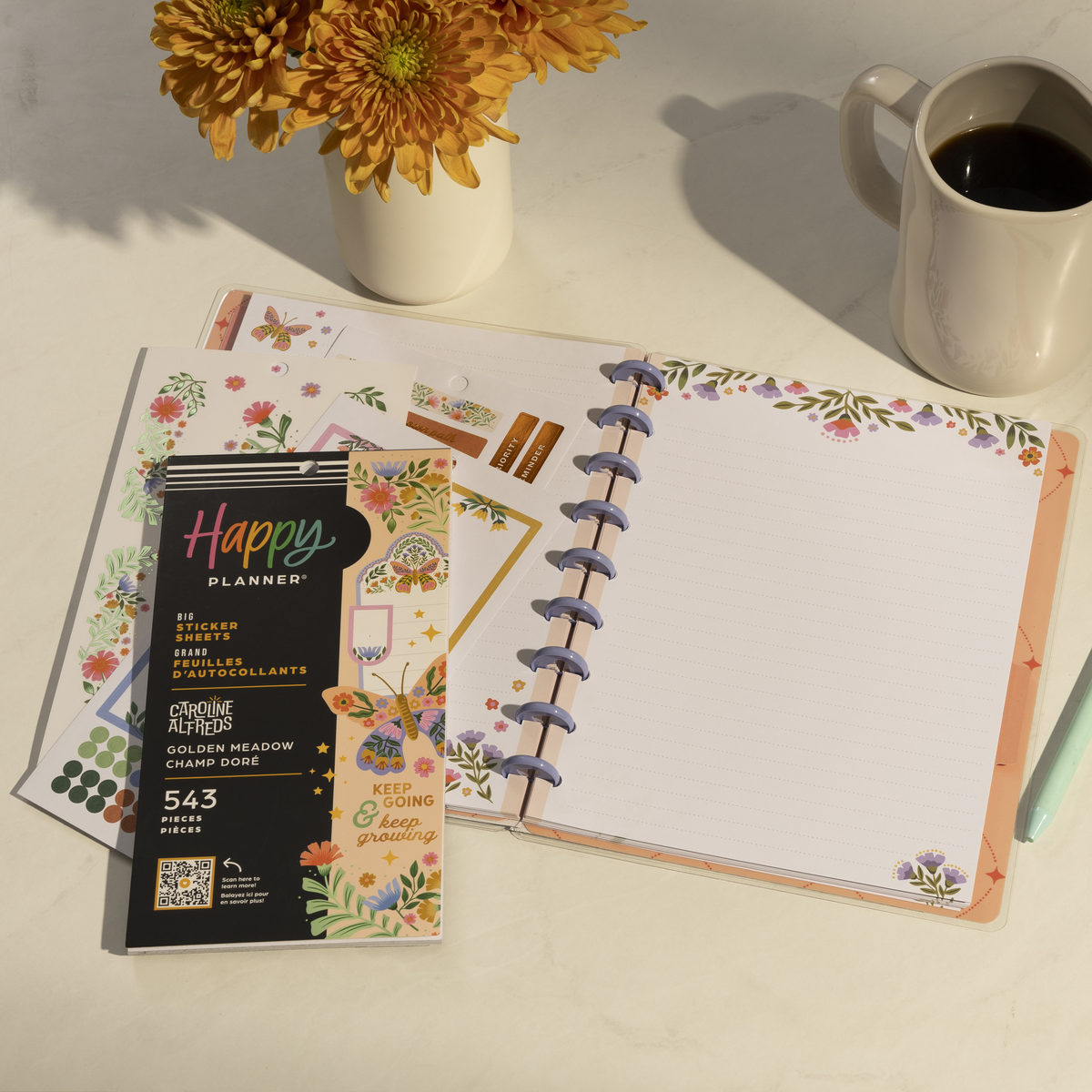 Golden Meadow - Value Pack Stickers - Big – Happy Planner