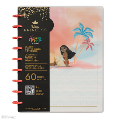 Disney Moana - Dotted Lined Classic Notebook - 60 Sheets