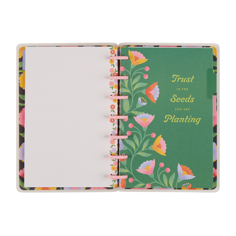 Mini Notepad Grid Bloom & Glow - Dot Grid Mini Notebook - 60 Sheets – Happy Planner