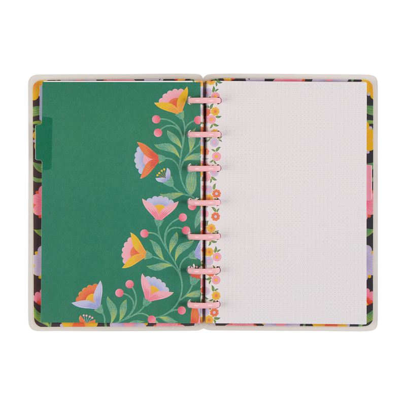Bloom Notebook Bloom & Glow - Dot Grid Mini Notebook - 60 Sheets – Happy Planner
