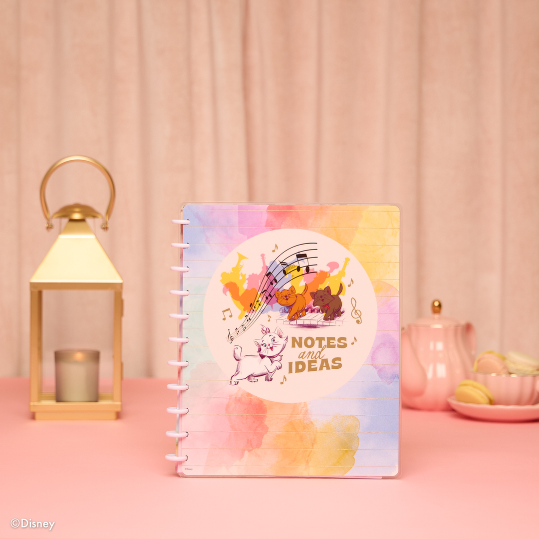 Disney The Aristocats - Dotted Lined Big Notebook - 60 Sheets