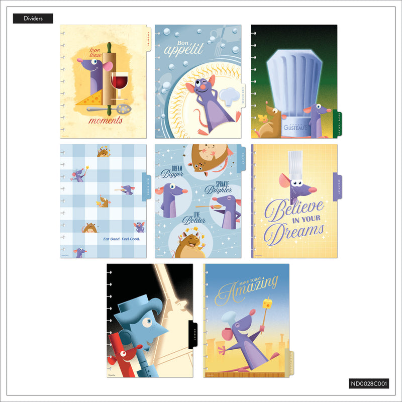 Disney Ratatouille - Classic Recipe Organizer - 81 Sheets