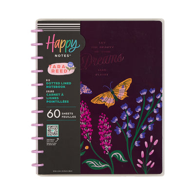 Butterfly Botanics - Dotted Lined Big Notebook - 60 Sheets